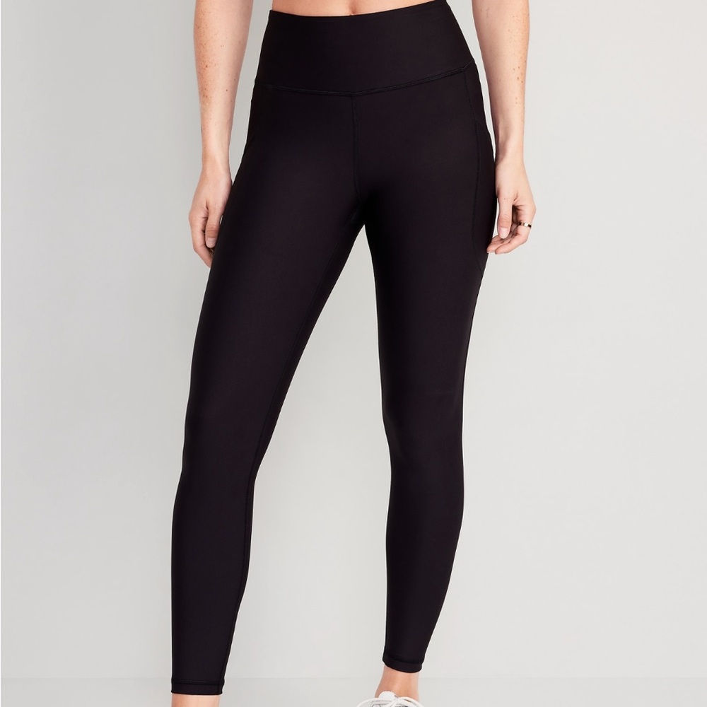 Black High-Waisted Women's Go Dry Workout Leggings